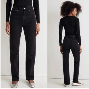 Madewell 90’s Straight Jean in Black, 27R